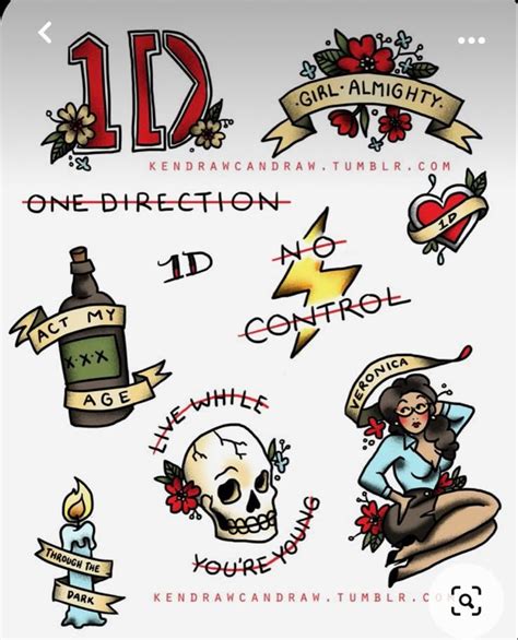 71 One direction tattoo ideas .
